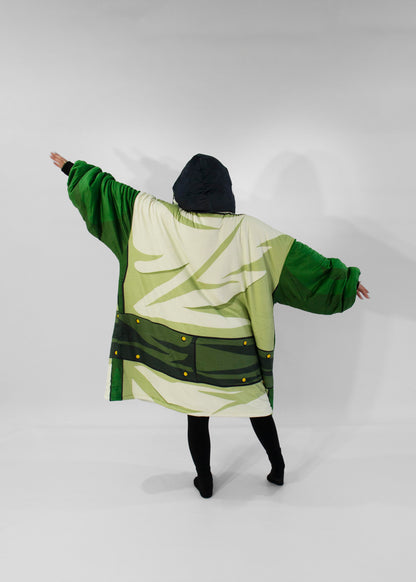 Earth - Anime Inspired Hoodie Blanket